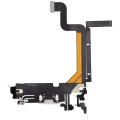 Charging Port Flex Cable For iPhone 14 Pro Max (Aftermarket Plus) (Silver)