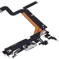 Charging Port Flex Cable For iPhone 14 Pro Max (Aftermarket Plus) (Silver)