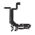 Charging Port Flex Cable For iPhone 14 Pro Max (Aftermarket Plus) (Space Black)