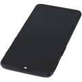 OLED Assembly With Frame For OnePlus 6T (A6010 / A6013) (Aftermarket Plus) (Mirror Black)