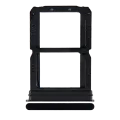Dual Sim Card Tray For OnePlus 6T (A6010 / A6013) (Mirror Black)