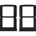 Dual Sim Card Tray For OnePlus 6T (A6010 / A6013) (Mirror Black)