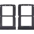 Dual Sim Card Tray For OnePlus 6T (A6010 / A6013) (Midnight Black)