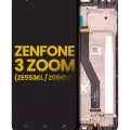 LCD Assembly With Frame For Asus ZenFone 3 Zoom (ZE553KL / 2017) (Refurbished) (Black)