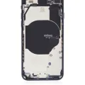 Back Housing W/ Small Components Pre-Installed For iPhone SE (2022) (Used OEM Pull: Grade A) (Midnight)