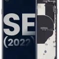 Back Housing W/ Small Components Pre-Installed For iPhone SE (2022) (Used OEM Pull: Grade B) (Midnight)