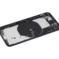 Back Housing W/ Small Components Pre-Installed For iPhone SE (2022) (Used OEM Pull: Grade B) (Midnight)
