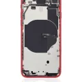 Back Housing W/ Small Parts For iPhone SE (2022) (Used OEM Pull: Grade B) (Red)