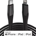 Кабель Alpha USB-C — Lightning (MFi) (1 м) (чорний)
