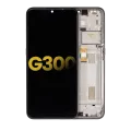 LCD Assembly With Frame For Nokia G300 (Refurbished) (Meteor Grey)