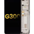 LCD Assembly With Frame For Nokia G300 (Refurbished) (Meteor Grey)