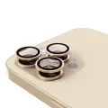 Casper Camera Lens Protector for iPhone 14 Pro / 14 Pro Max (Gold) (Clear)