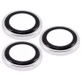 Casper Camera Lens Protector for iPhone 14 Pro / 14 Pro Max (Silver) (Clear)