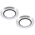 Casper Camera Lens Protector for iPhone 14 / 14 Plus (Silver) (Clear)