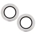Casper Camera Lens Protector for iPhone 14 / 14 Plus (Silver) (Clear)