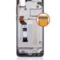 LCD Assembly With Frame For Motorola One Action (XT2013-1 / XT2013-2 / XT2013-4 / 2019) (Refurbished) (Denim Blue)