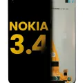 LCD Assembly Without Frame For Nokia 3.4 (Refurbished) (All Colors)