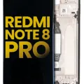 LCD Assembly With Frame For Xiaomi Redmi Note 8 Pro (Refurbished) (Black)