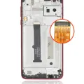 LCD Assembly With Frame For Motorola Moto G8 Play (XT2015 / 2019) (Refurbished) (Magenta Red)