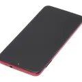 LCD Assembly With Frame For Motorola Moto G8 Play (XT2015 / 2019) (Refurbished) (Magenta Red)