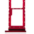 Dual Sim Card Tray For Motorola Moto G8 Play (XT2015 / 2019) (Magenta red)