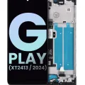 LCD Assembly With Frame For Motorola Moto G Play (XT2413 / 2024) (Genuine OEM) (All Colors)