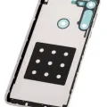 Back cover Glass For Motorola Moto G8 (XT2045-1 / 2020) (White Prism)