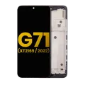 OLED Assembly With Frame For Motorola Moto G71 5G (XT2169 / 2022) (Refurbished) (All Colors)