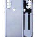Back Cover Glass For Motorola Moto G Power (XT2165 / 2022) (Aftermarket Plus) (Opal Silver)