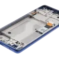 LCD Assembly With Frame For Motorola Moto G Stylus 4G (XT2211 / 2022) (Refurbished) (Twilight Blue)
