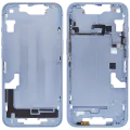 Mid-Frame Housing W/ Small Parts For iPhone 14 (US Version) (Aftermarket Plus) (Blue)