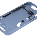 Mid-Frame Housing W/ Small Parts For iPhone 14 (US Version) (Aftermarket Plus) (Blue)