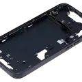 Mid-Frame Housing W/ Small Parts For iPhone 14 (US Version) (Aftermarket Plus) (Midnight)