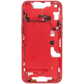 Mid-Frame Housing W/ Small Parts For iPhone 14 (US Version) (Aftermarket Plus) (Red)