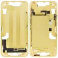 Mid-Frame Housing W/ Small Parts For iPhone 14 (US Version) (Aftermarket Plus) (Yellow)