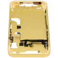 Mid-Frame Housing W/ Small Parts For iPhone 14 (US Version) (Aftermarket Plus) (Yellow)