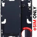 Mid-Frame Housing W/ Small Parts For iPhone 14 Plus (US Version) (Aftermarket Plus) (Midnight)