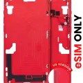 Mid-Frame Housing W/ Small Parts For iPhone 14 Plus (US Version) (Aftermarket Plus) (Red)