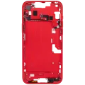 Mid-Frame Housing W/ Small Parts For iPhone 14 Plus (US Version) (Aftermarket Plus) (Red)