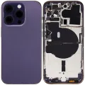 Back Housing W/ Small Parts For iPhone 14 Pro (US Version) (Aftermarket Plus) (Deep Purple)