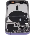 Back Housing W/ Small Parts For iPhone 14 Pro (US Version) (Aftermarket Plus) (Deep Purple)
