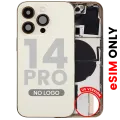 Back Housing W/ Small Parts For iPhone 14 Pro (US Version) (Aftermarket Plus) (Gold)