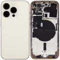 Back Housing W/ Small Parts For iPhone 14 Pro (US Version) (Aftermarket Plus) (Gold)