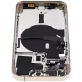 Back Housing W/ Small Parts For iPhone 14 Pro (US Version) (Aftermarket Plus) (Gold)