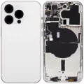 Back Housing W/ Small Parts For iPhone 14 Pro (US Version) (Aftermarket Plus) (Silver)