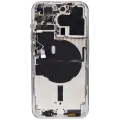 Back Housing W/ Small Parts For iPhone 14 Pro (US Version) (Aftermarket Plus) (Silver)