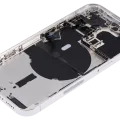 Back Housing W/ Small Parts For iPhone 14 Pro (US Version) (Aftermarket Plus) (Silver)