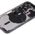Back Housing W/ Small Parts For iPhone 14 Pro (US Version) (Aftermarket Plus) (Space Black)
