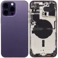 Back Housing W/ Small Parts For iPhone 14 Pro Max (US Version) (Aftermarket Plus) (Deep Purple)