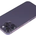 Back Housing W/ Small Parts For iPhone 14 Pro Max (US Version) (Aftermarket Plus) (Deep Purple)